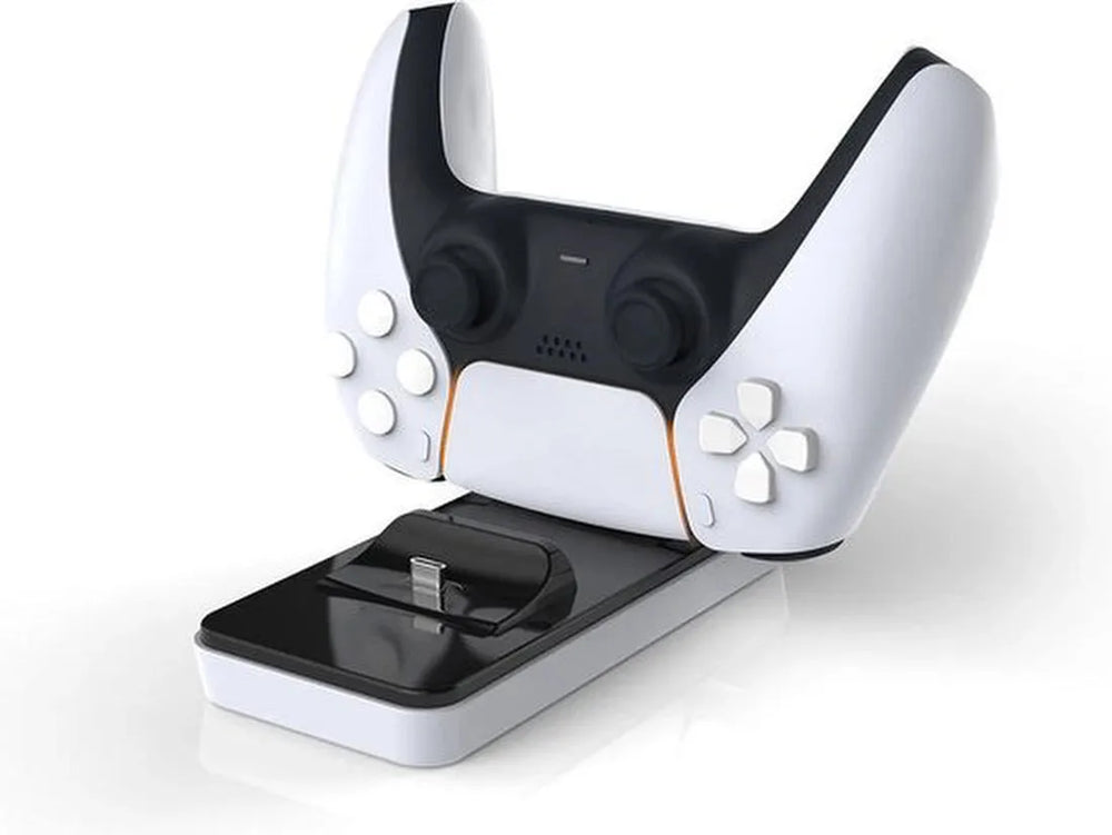 PS5 Controller Oplaadstation – Dual Charger Dock – Geschikt voor PlayStation 5 – LED Indicator-Oplaadstation controllers-Ilumina Benelux