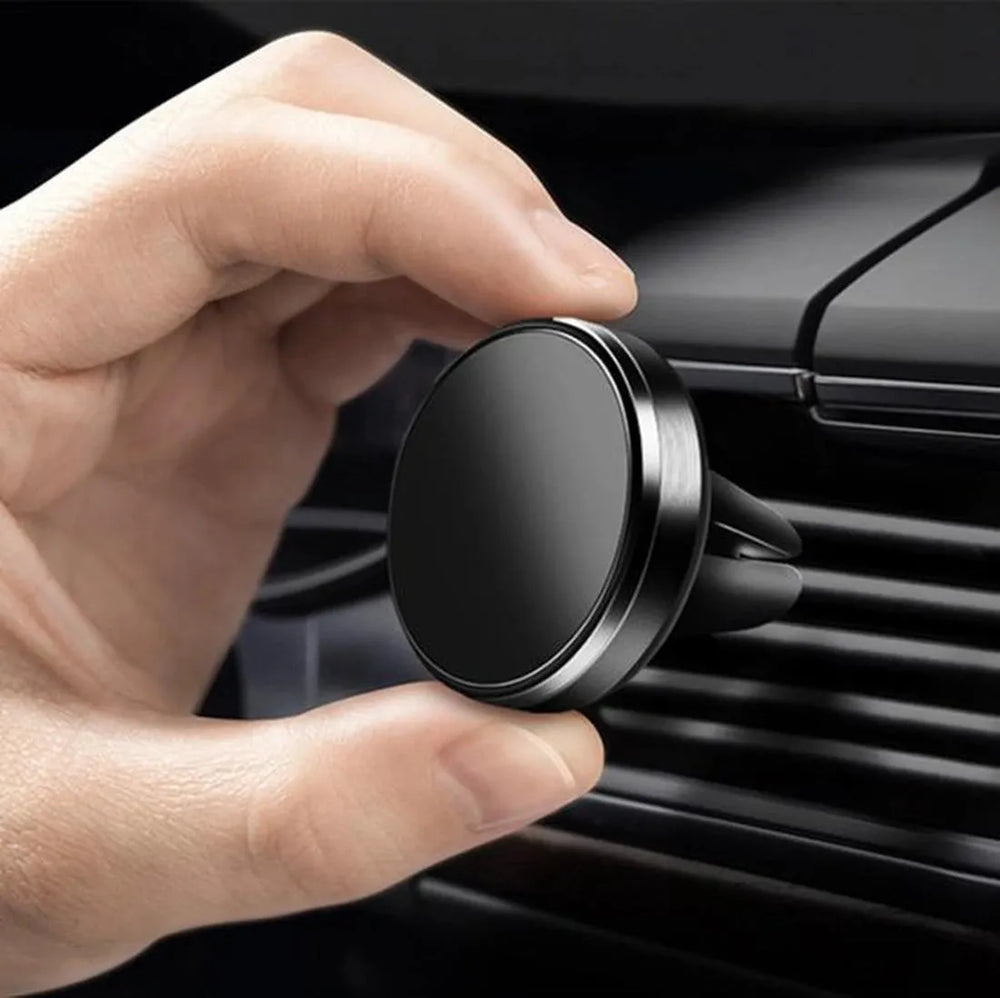 Telefoonhouder auto – Magnetisch – Voor Ventilatierooster – Universeel – Zwart-Telefoonhouders-Ilumina Benelux