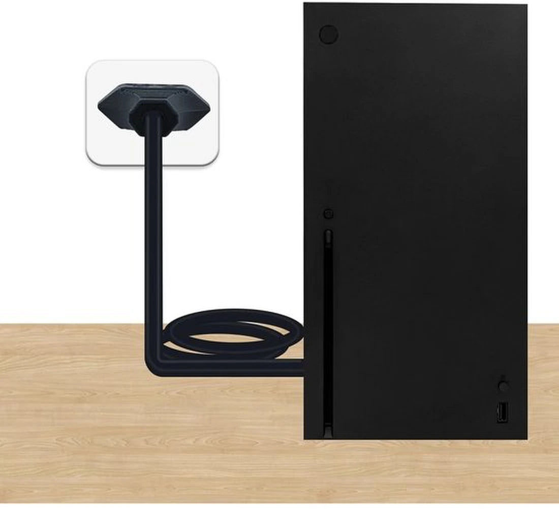 c7 kabel - 1,5 m zwarte stroomkabel - C7-draad Euro-stekker - C7 2-pins stroomkabel - stroomkabel 2 aderig - geschikt voor PS5 / PS4 / PS3 / Xbox Series X/S - zwart