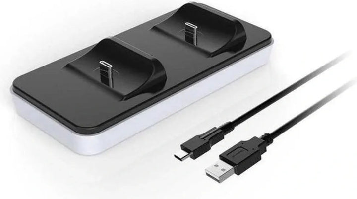 Controller oplaadstation – Geschikt voor PlayStation 5 PS5 – Dobe USB laadstation – Snelladen-Oplaadstation controllers-Ilumina Benelux