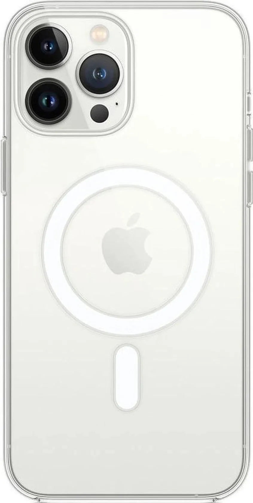 iPhone 13 Pro Max Hoesjes – Ultra Dun TPU Backcover – MagSafe Magnetische Ring – Draadloos Opladen – Transparant-Ilumina Benelux