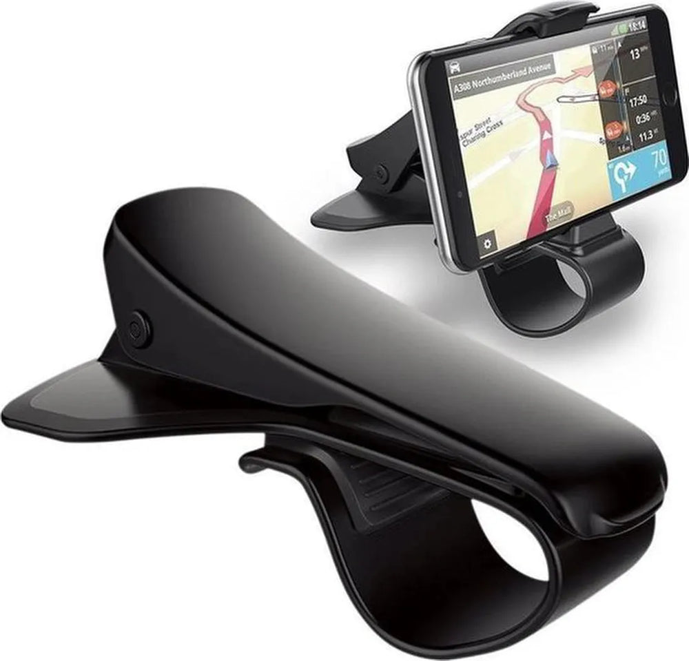 Telefoonhouder auto – Dashboard autohouder – Stevige grip – Zwart-Ilumina Benelux