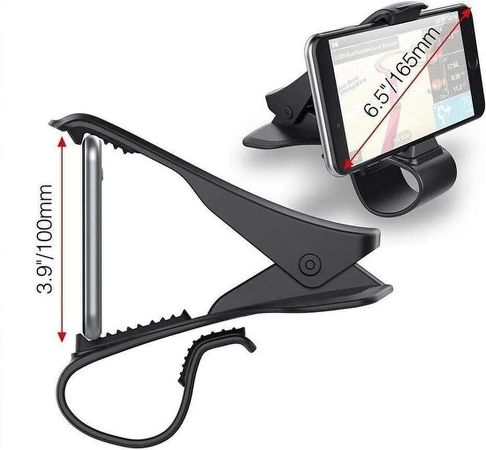 Telefoonhouder auto – Dashboard autohouder – Stevige grip – Zwart-Ilumina Benelux