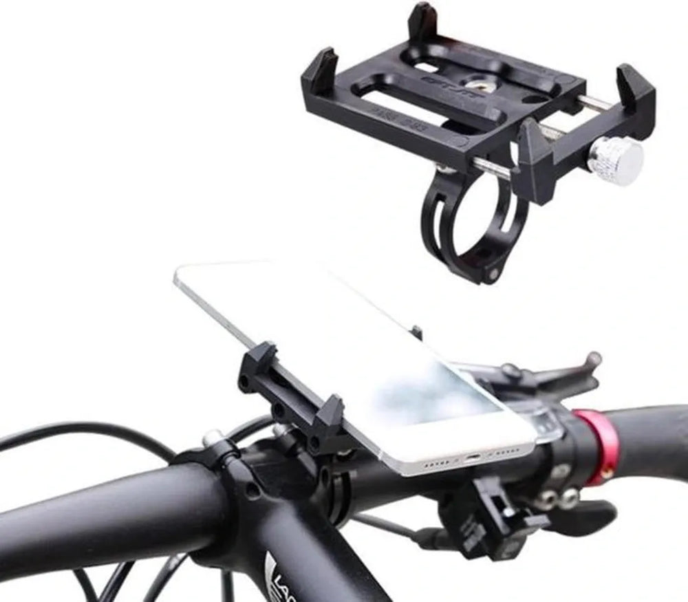 Telefoonhouder fiets – Ook voor motor & scooter – 360° draaibaar – Stevige klem – Zwart-Ilumina Benelux