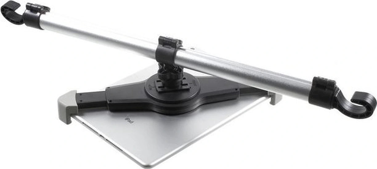 Tablethouder - Universeel - Auto hoofdsteunklem - 360 graden draaibaar - Aluminium - Zwart