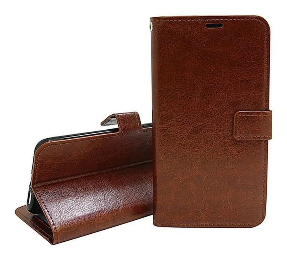 Samsung Galaxy Note 9 Hoesjes – Bookcase Portemonnee Hoes – Pasjeshouder – Magneetsluiting – Bruin-Ilumina Benelux