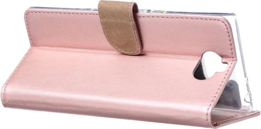 Sony Xperia 10 Plus Hoesjes – Bookcase Portemonnee Hoes – Pasjeshouder – Magneetsluiting – Roségoud-Ilumina Benelux