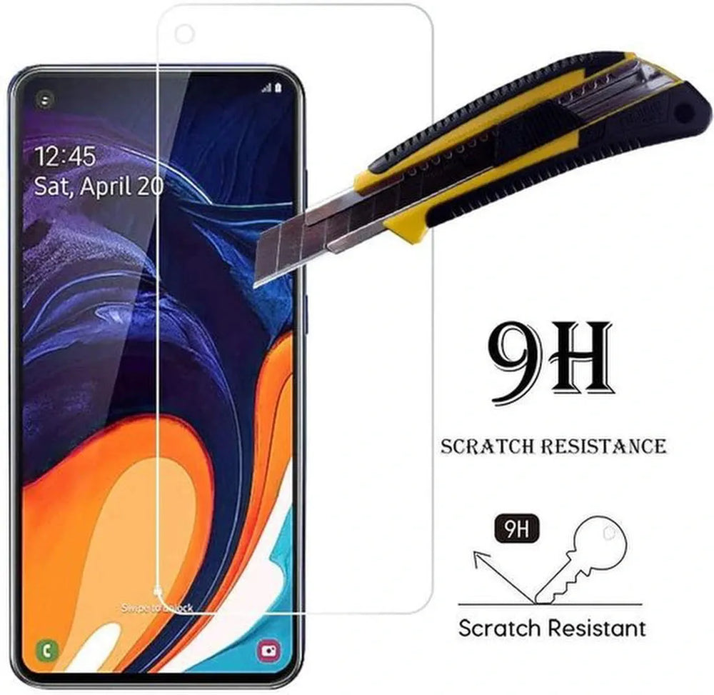 Samsung Galaxy A60 Hoesjes – Portemonnee Hoes – Pasjeshouder – 2x Gehard Glas Screenprotector – Roze-Ilumina Benelux