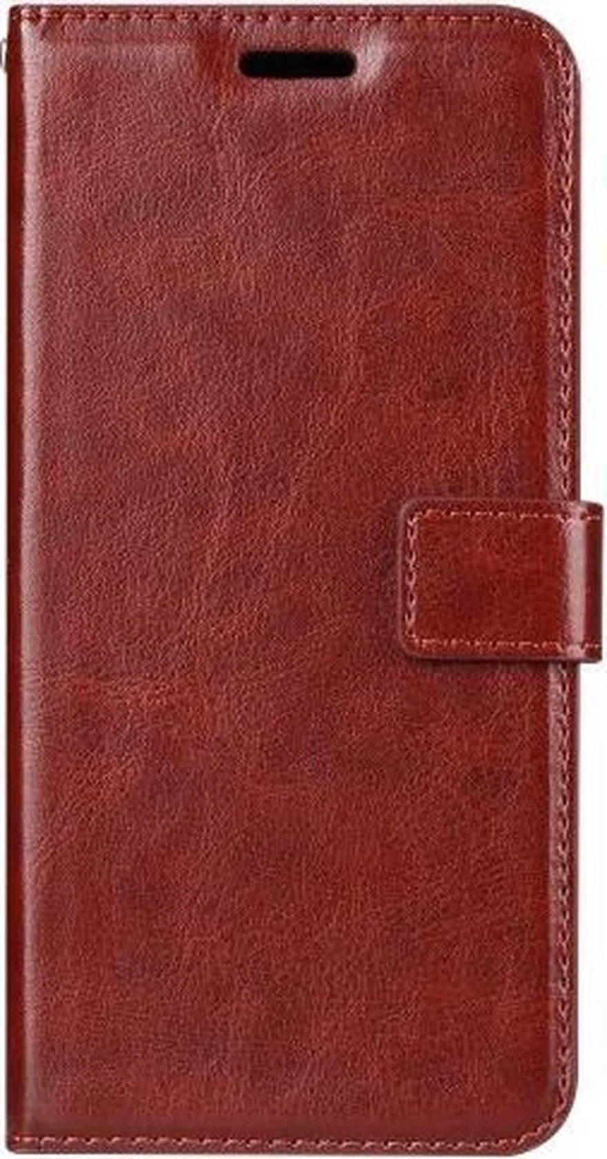 Samsung Galaxy Note 10 Plus Hoesjes – Bookcase Portemonnee – Pasjeshouder – Magneetsluiting – Bruin