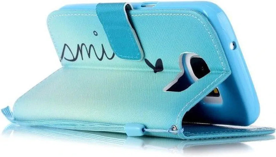 Huawei P Smart Plus 2018 Hoesjes – Portemonnee Hoes – Magneetsluiting – Pasjeshouder – Smile-Ilumina Benelux