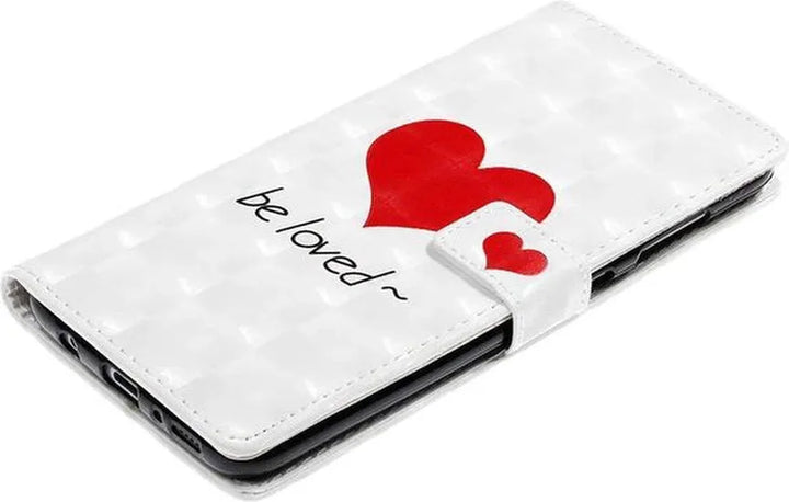 Huawei P Smart Plus 2018 Hoesjes – Portemonnee Hoes – Magneetsluiting – Pasjeshouder – Be Loved-Ilumina Benelux