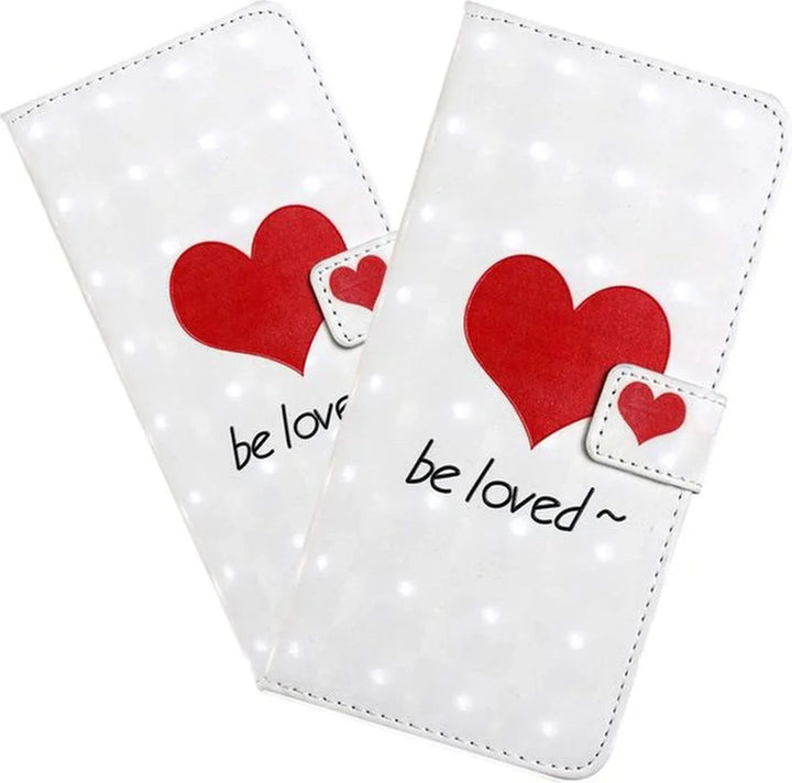 Motorola Moto G7 / G7 Plus Hoesjes – Portemonnee Bookcase – Pasjeshouder – Magneetsluiting – Be Loved-Ilumina Benelux