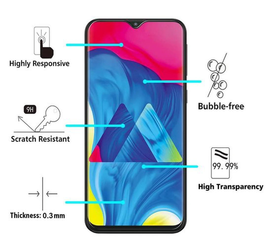 Soft Back Cover Hoesje Geschikt voor: Samsung Galaxy A80 Tranparant TPU Siliconen Soft Case + 2X Screenprotector