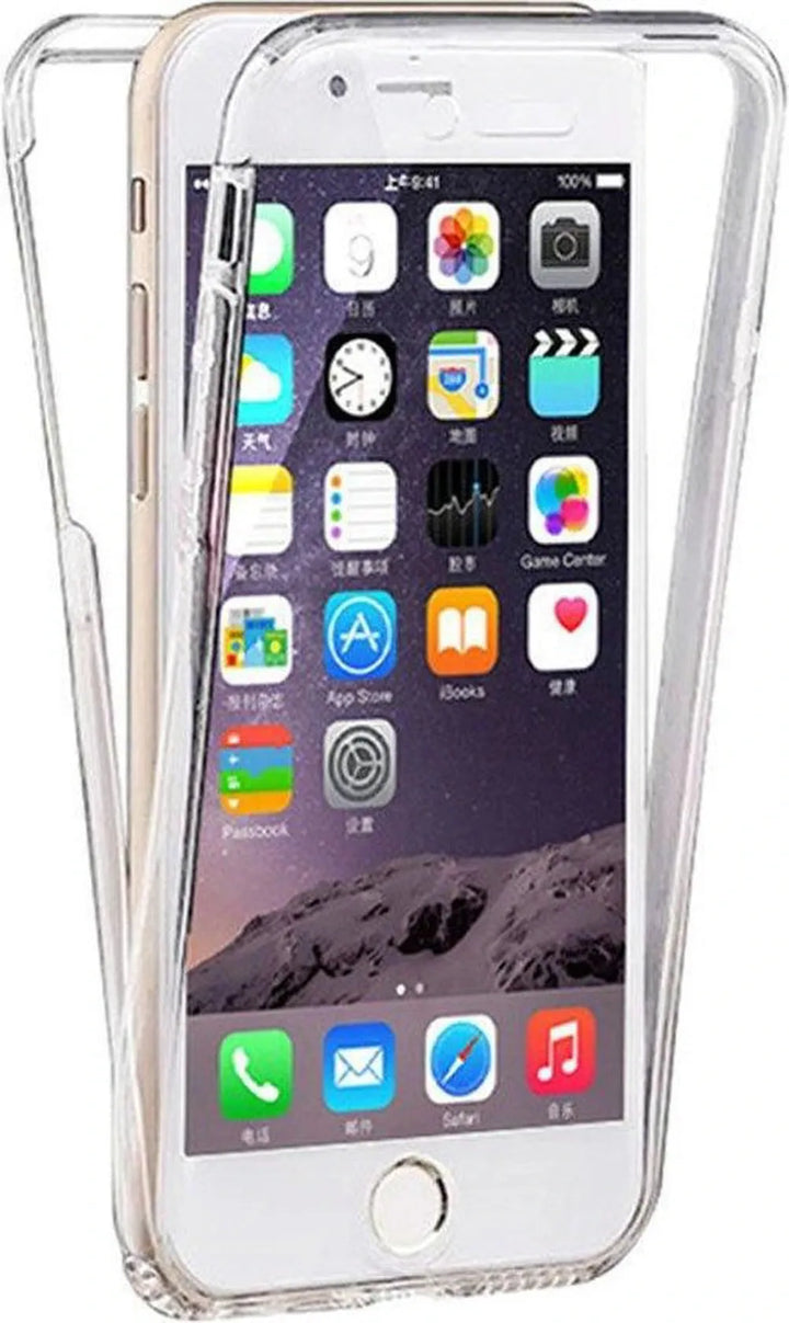 iPhone 6/6S Hoesjes – 360° Dubbelzijdige Backcover – Volledige Bescherming – Transparant-Ilumina Benelux