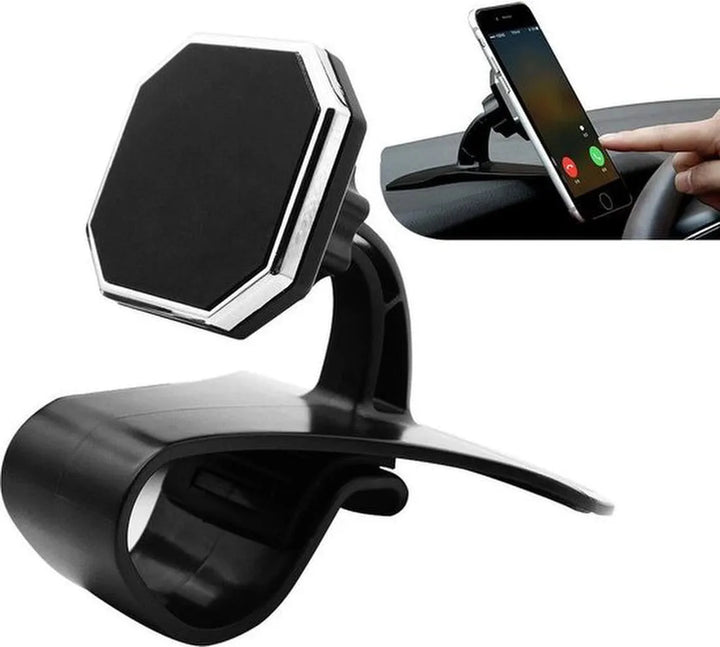 Telefoonhouder auto – Magnetisch Dashboard – Supersterke Magneet – 360° Draaibaar – Geschikt voor alle smartphones – Zwart-Ilumina Benelux