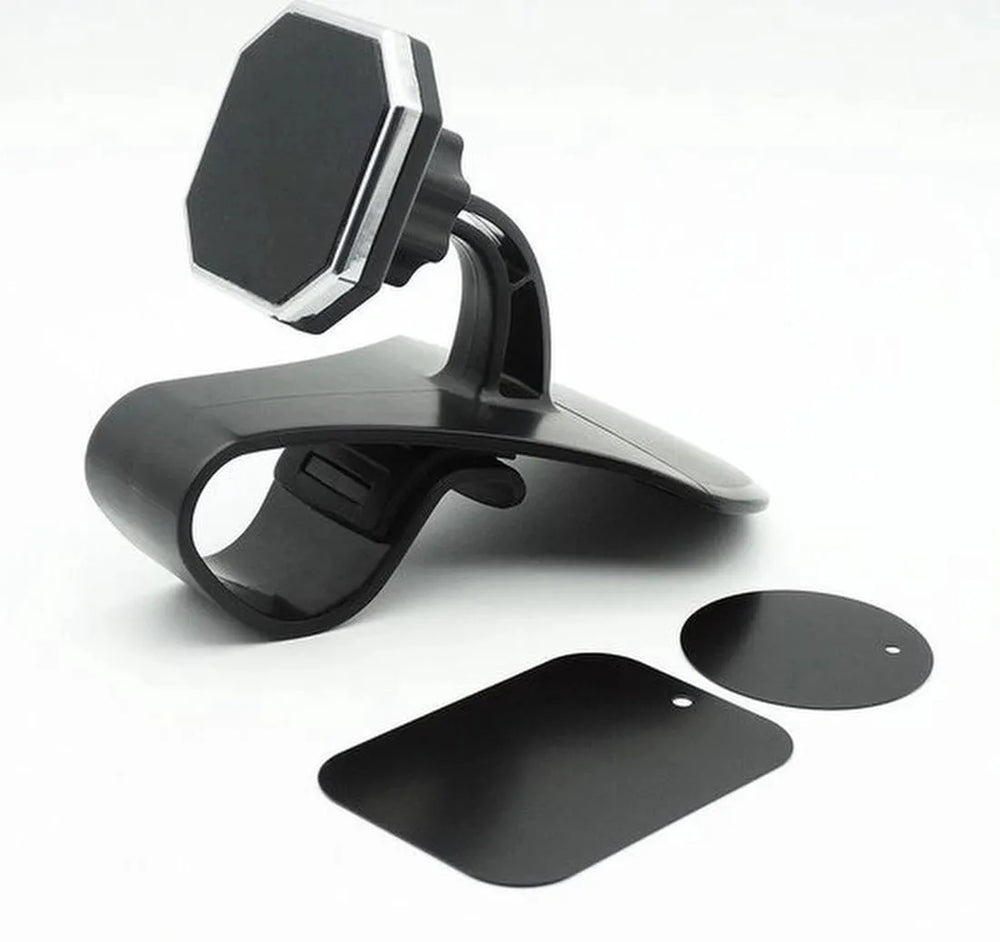 Telefoonhouder auto – Magnetisch Dashboard – Supersterke Magneet – 360° Draaibaar – Geschikt voor alle smartphones – Zwart-Ilumina Benelux