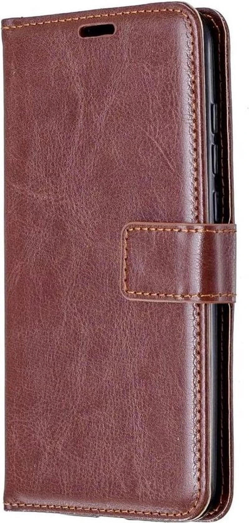 Bookcase Geschikt voor: Samsung Galaxy A70 / A70S - Bruin - Portemonnee hoesje