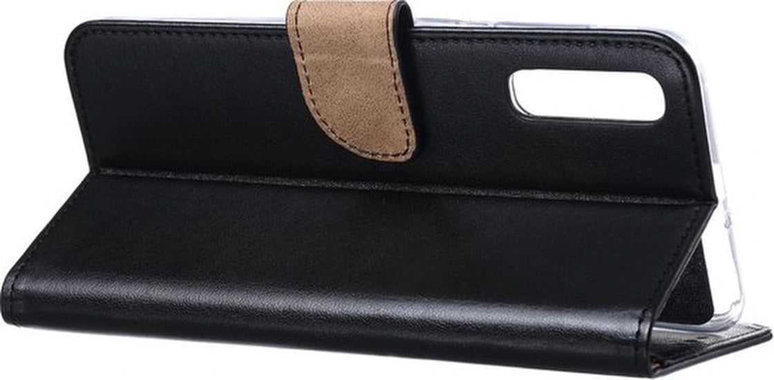 Bookcase Zwart - Geschikt Voor: Samsung Galaxy A70 / A70S - Portemonnee hoesje