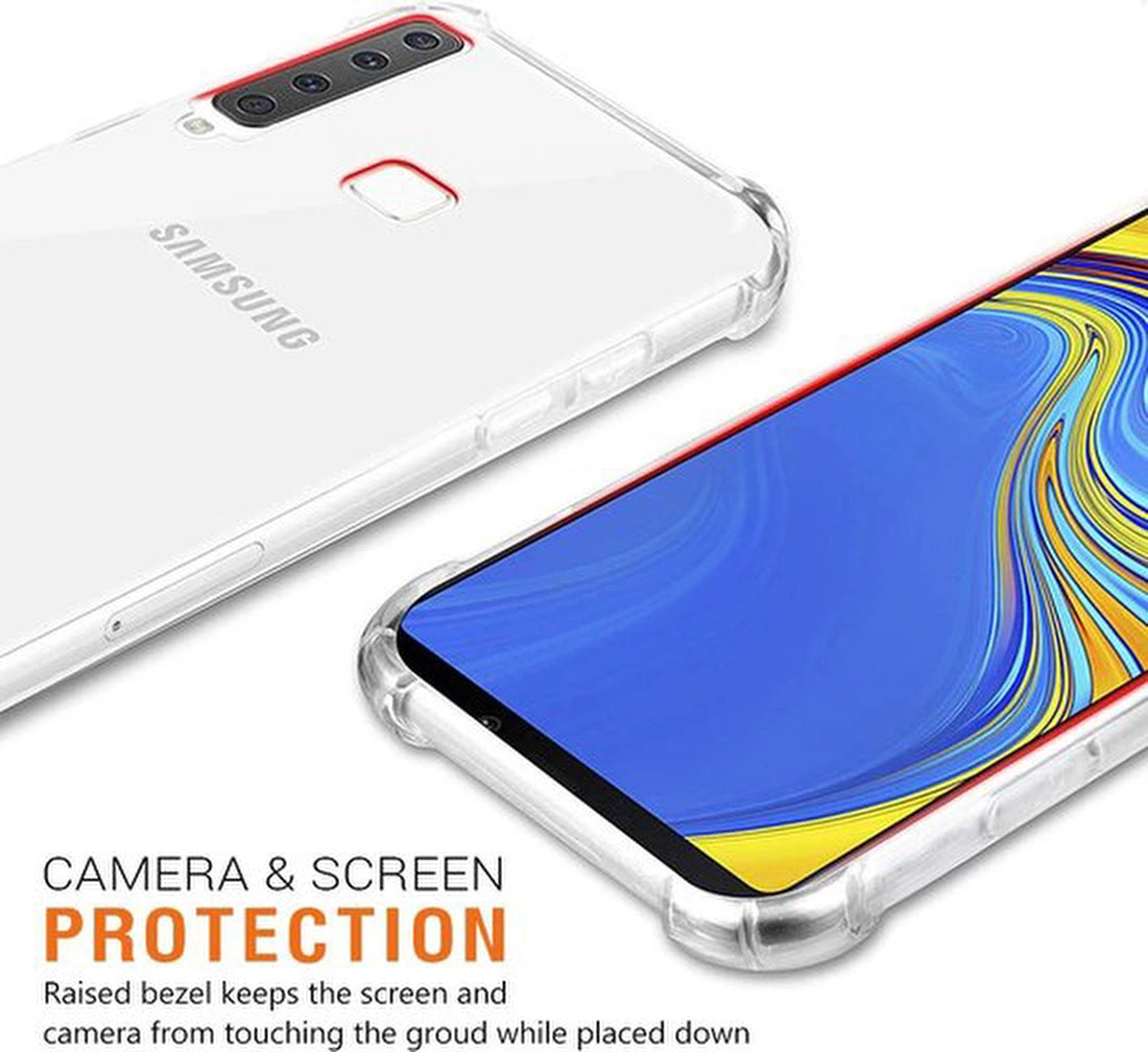 Shock Proof case hoesje Geschikt voor Samsung Galaxy A9 2018 - Transparant