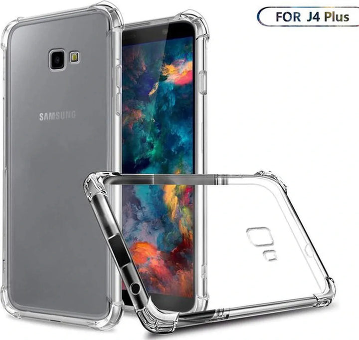 Samsung Galaxy J6 Hoesjes – Transparante Backcover – Schokbestendig – Anti-Kras-Ilumina Benelux