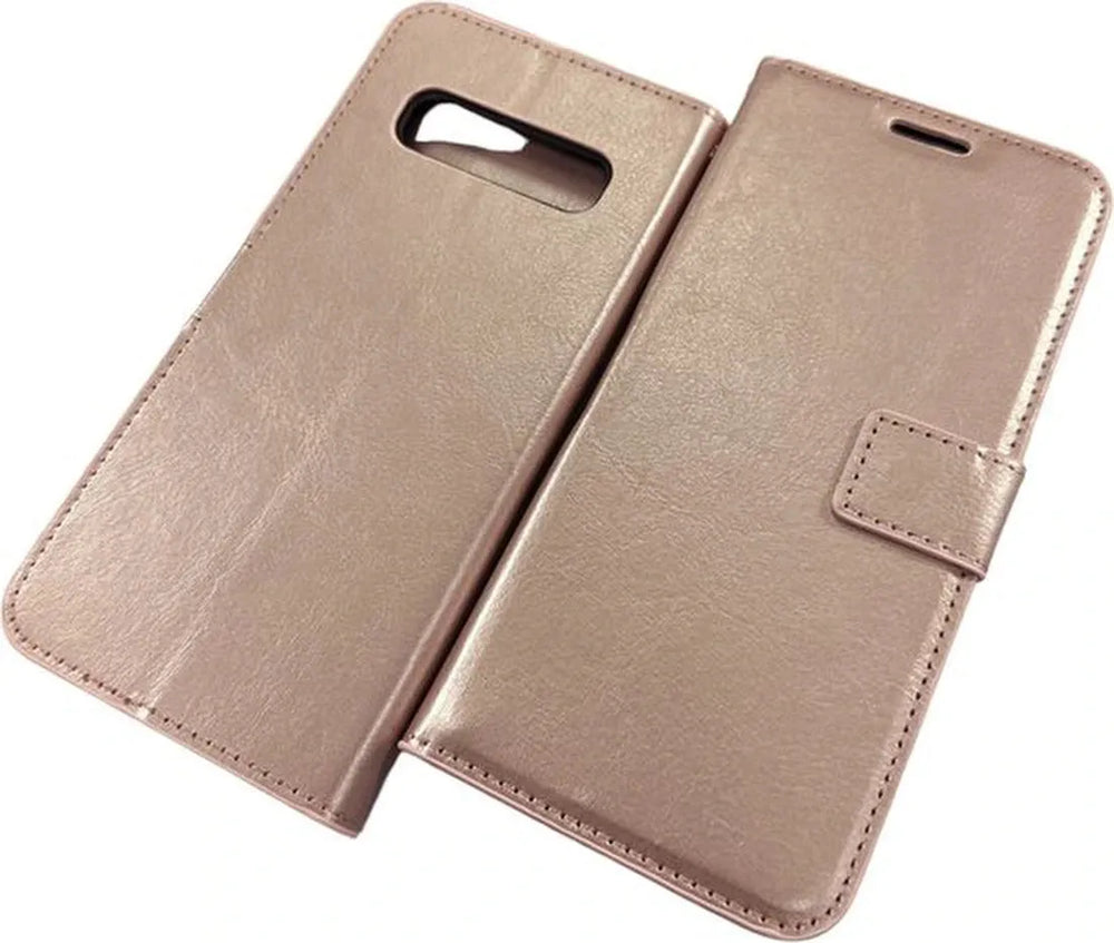 Samsung Galaxy S10E Hoesjes – Portemonnee Hoes – Pasjeshouder – Magneetsluiting – Roségoud-Ilumina Benelux