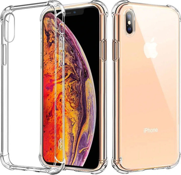 iPhone Xs Max Hoesjes – Transparante Backcover – Schokbestendig – Shock Proof-Ilumina Benelux
