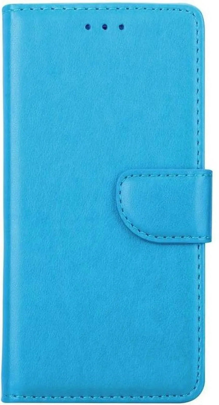 Motorola Moto G5s Plus Hoesjes – Bookcase Portemonnee Hoes – Pasjeshouder – Magneetsluiting – Turquoise-Ilumina Benelux