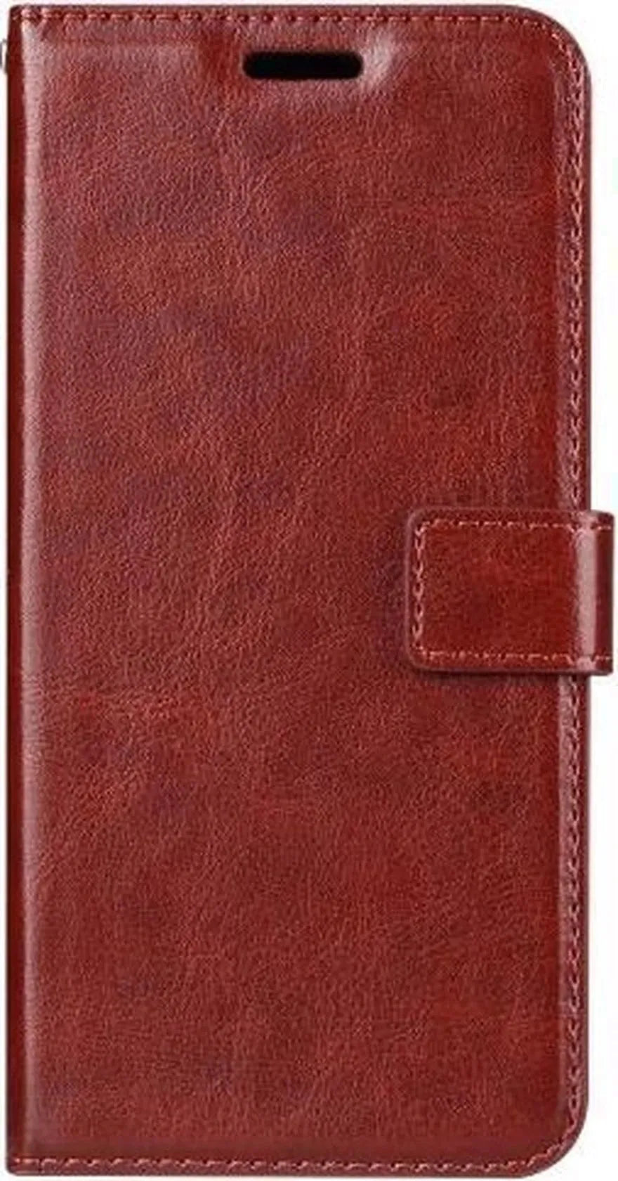 Nokia 2.1 Hoesjes – Bookcase Portemonnee Hoes – Pasjeshouder – Magneetsluiting – Bruin-Ilumina Benelux