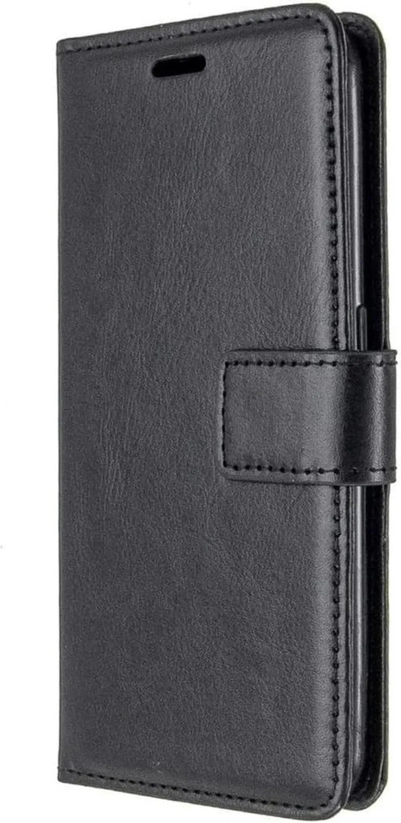 Samsung Galaxy A50/A50s/A30 Hoesjes – Portemonnee Bookcase – Pasjeshouder – Magneetsluiting – Zwart-Ilumina Benelux
