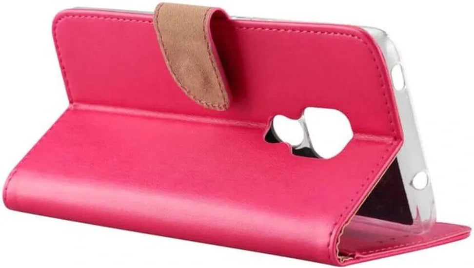 Huawei Mate 20 Lite Hoesjes – Portemonnee Hoes – Pasjeshouder – Magneetsluiting – Roze-Ilumina Benelux