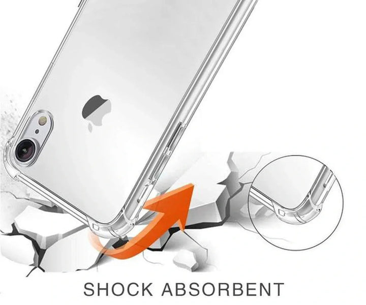 iPhone X / XS Hoesjes – Anti-Shock Hybride Backcover – Inclusief 2x Gehard Glas Screenprotector – Transparant-Ilumina Benelux
