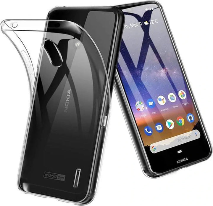 Nokia 2.2 Hoesjes – Siliconen Backcover – Transparant – Flexibel – Schokbestendig-Ilumina Benelux