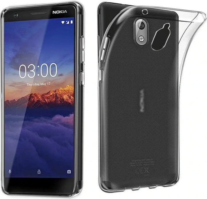 Nokia 3.1 Hoesjes – Siliconen Backcover – Transparant – Flexibel – Anti Kras-Ilumina Benelux