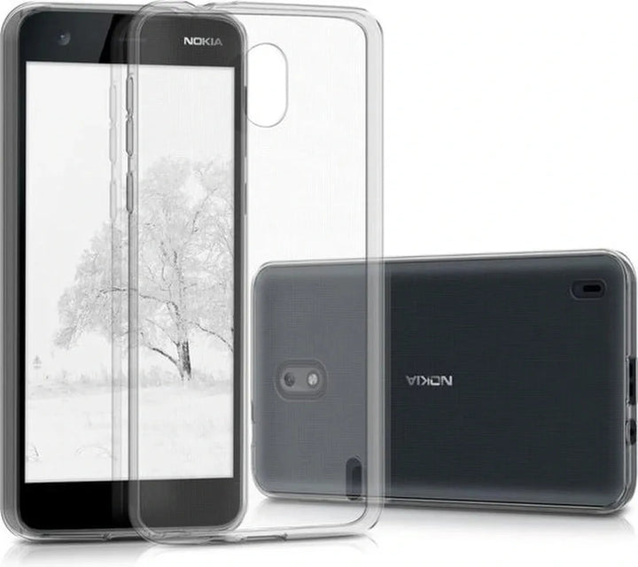 Nokia 2 Hoesjes – Siliconen Backcover – Transparant – Flexibel – Schokabsorberend-Ilumina Benelux