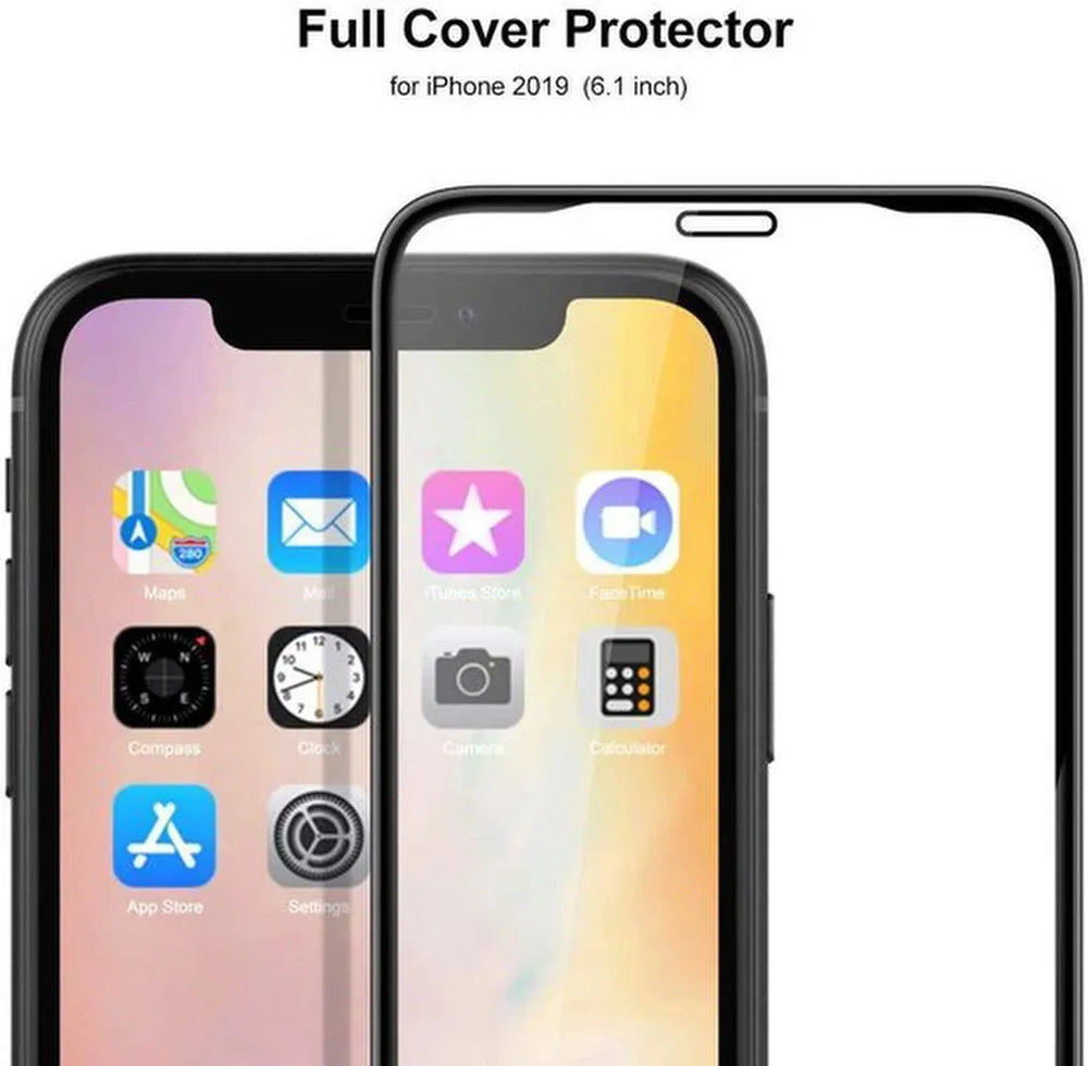 iPhone 11 Pro Max Hoesjes – Anti-Shock TPU Siliconen Backcover – Inclusief 2x Screenprotector Gehard Glas – Transparant-Ilumina Benelux