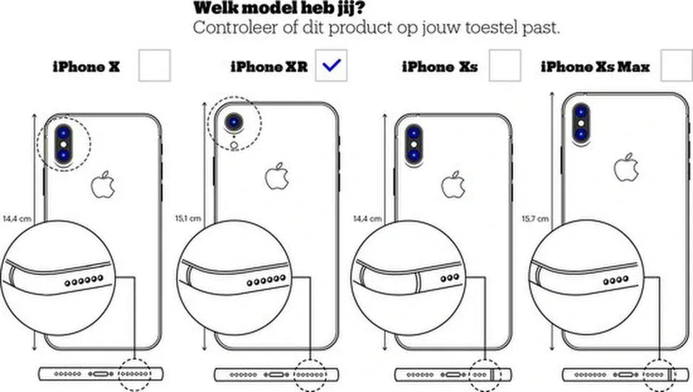 iPhone XR Hoesjes – Portemonnee Hoes – Pasjeshouder – Magneetsluiting – Zwart + 2x Full Screenprotector Gehard Glas – Anti-kras – Transparant-Ilumina Benelux