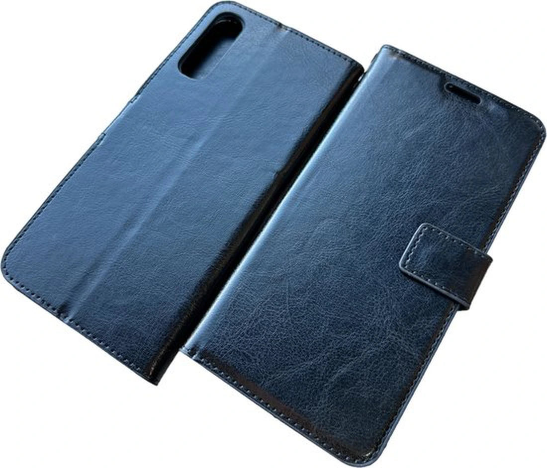 Samsung Galaxy A30S Hoesjes – Portemonnee Hoes – Bookcase – Pasjeshouder – Zwart