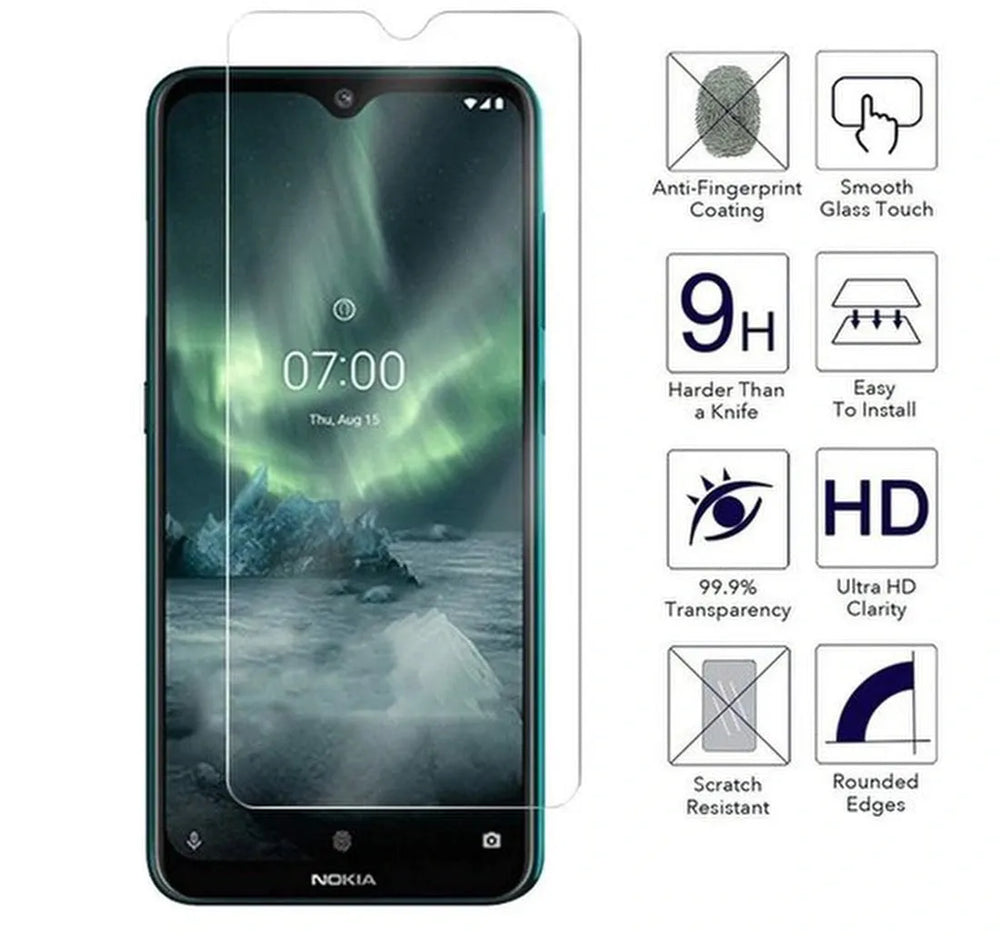 Nokia 7.2 Hoesjes – Portemonnee Hoes – Pasjeshouder – 2x Screenprotector – Wit-Ilumina Benelux