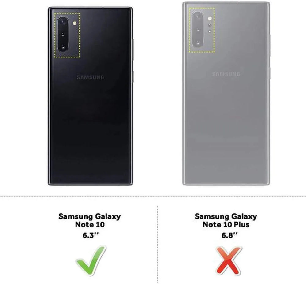 Samsung Galaxy Note 10 Hoesjes – Siliconen Backcover – Soft Touch – Schokbestendig – Zwart-Ilumina Benelux