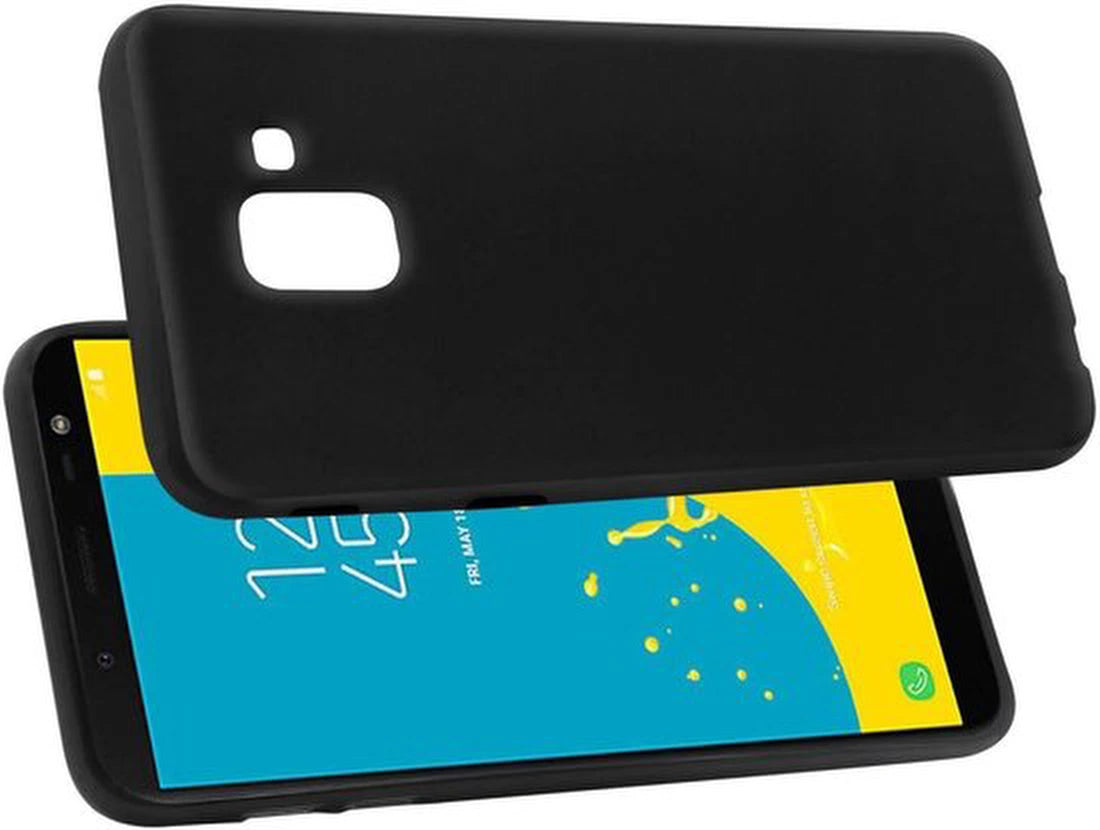 Samsung Galaxy J6 2018 Hoesjes – Siliconen Backcover – Soft Touch – Schokbestendig – Zwart