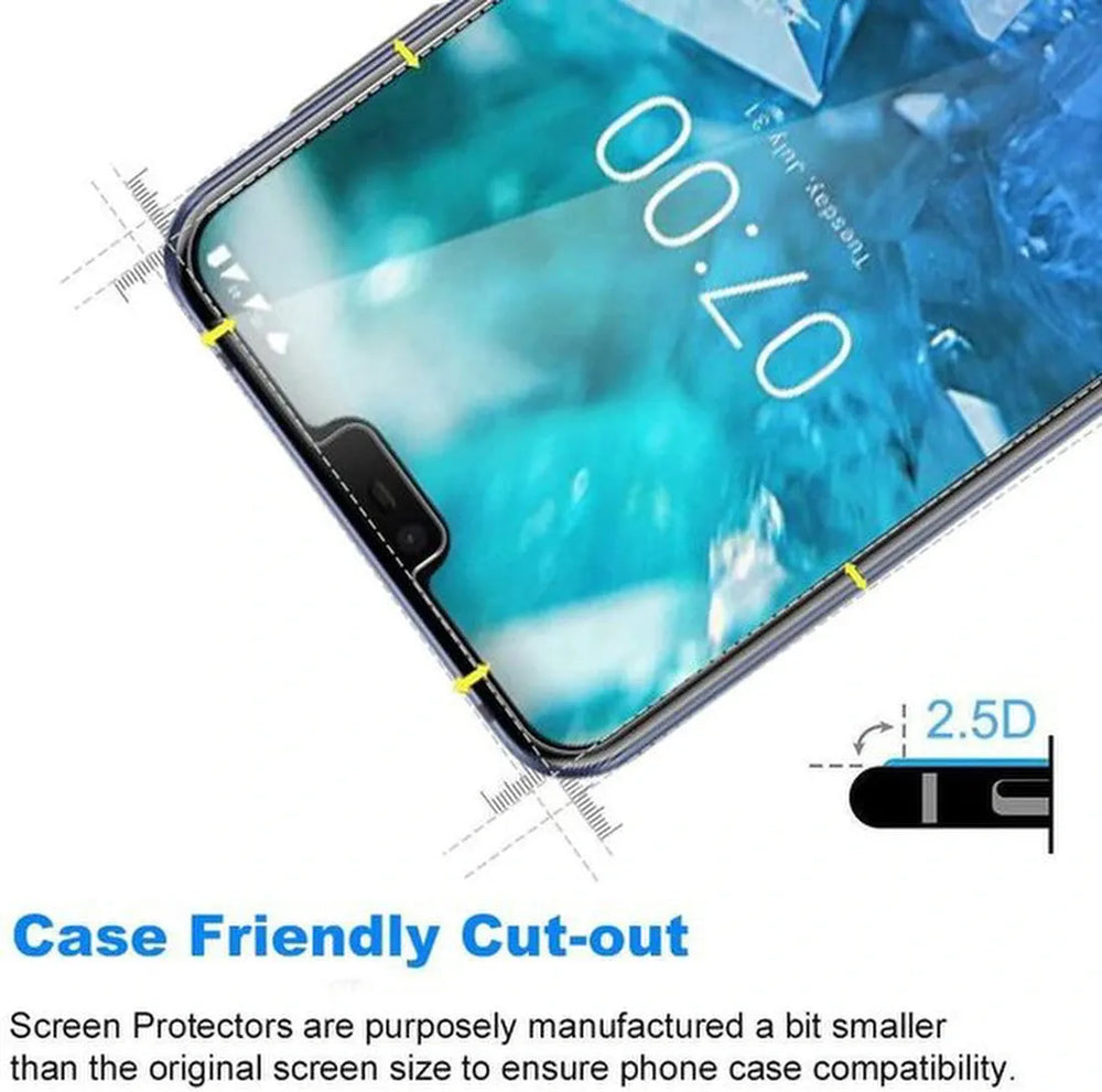 Nokia 7.1 Hoesjes – Portemonnee Hoes – Magneetsluiting – Inclusief 2x Screenprotector – Roségoud-Ilumina Benelux