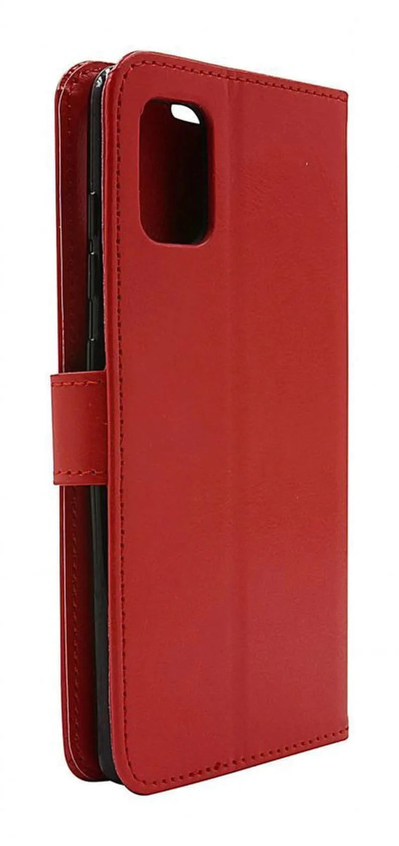 Samsung Galaxy A51 Hoesjes – Portemonnee Hoes – Pasjeshouder – Magneetsluiting – Rood-Ilumina Benelux