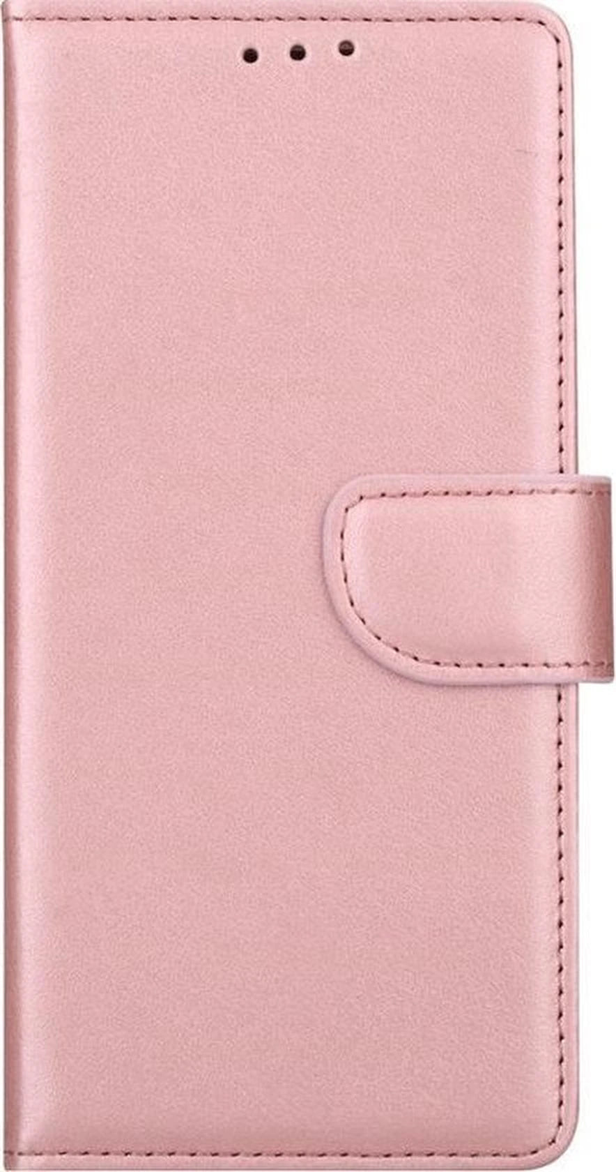 Samsung Galaxy Xcover Pro Hoesjes – Portemonnee Hoes – Pasjeshouder – Magneetsluiting – Roségoud