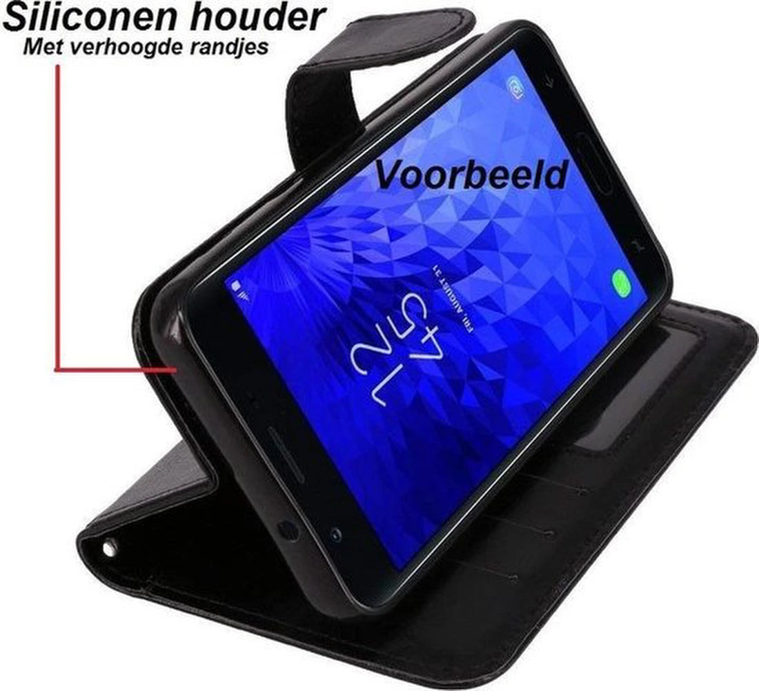 Samsung Galaxy Xcover Pro Hoesjes – Portemonnee Hoes – Pasjeshouder – Magneetsluiting – Rood