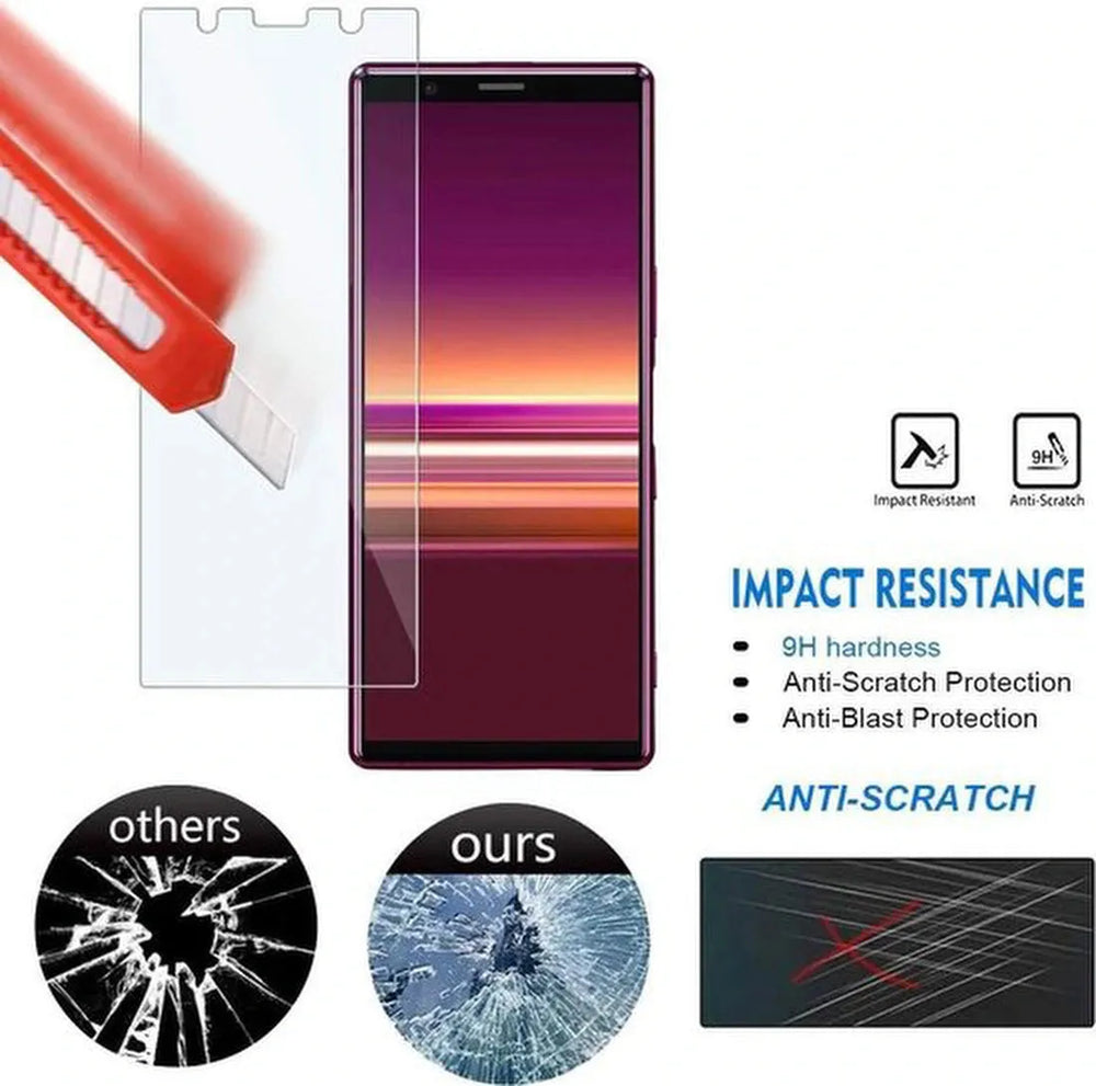Sony Xperia 5 Hoesjes – Portemonnee Hoes – Pasjeshouder – 2x Screenprotector – Goud-Ilumina Benelux