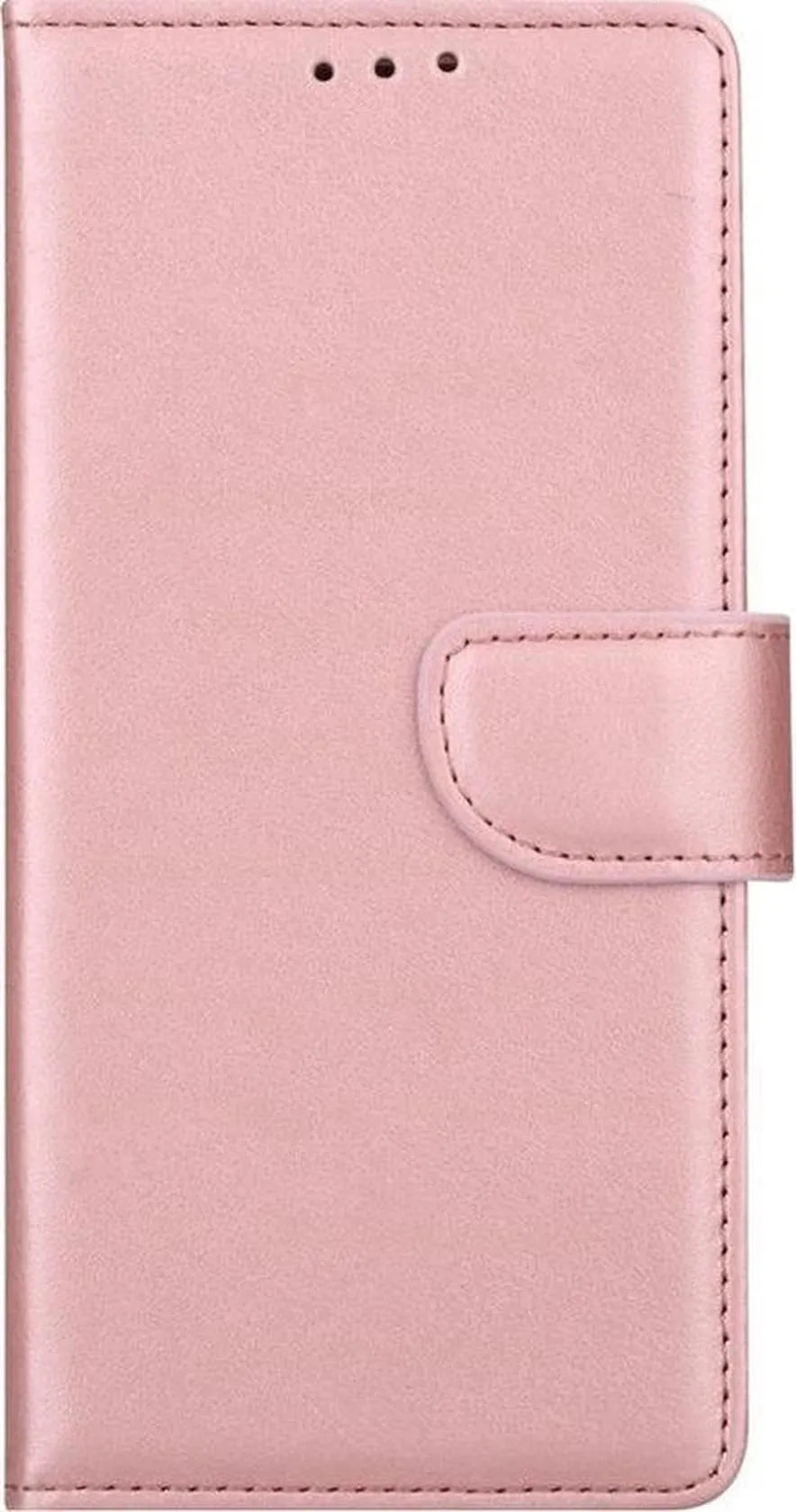 Huawei Y6s / Y6 (2019) Hoesjes – Bookcase Portemonnee Hoes – Pasjeshouder – Magneetsluiting – Roségoud-Ilumina Benelux