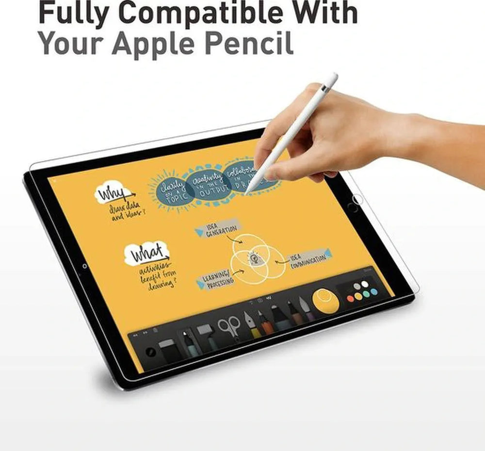 Screenprotector – Geschikt voor iPad 10.2 Inch (2019/2020/2021) – Gehard Glas – 0,3mm – HD Helder-tabletscreenprotectors-Ilumina Benelux