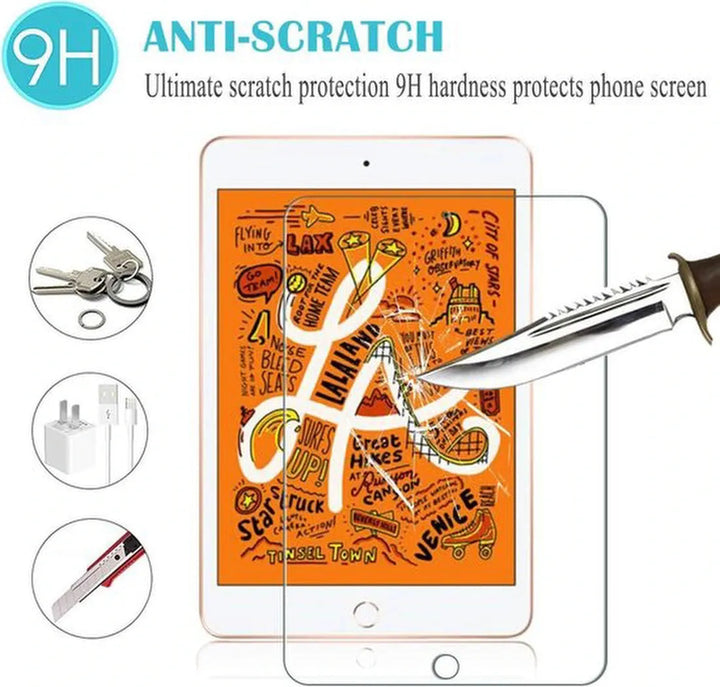 Screenprotector – Geschikt voor iPad Mini 4/5 – Gehard Glas – 0,3mm HD Helder – 3 Pack-tabletscreenprotectors-Ilumina Benelux