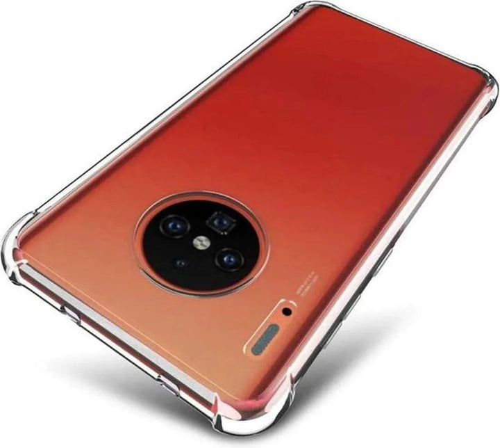Huawei Mate 30 Pro Hoesjes – Siliconen Backcover – Schokbestendig – Transparant-Ilumina Benelux