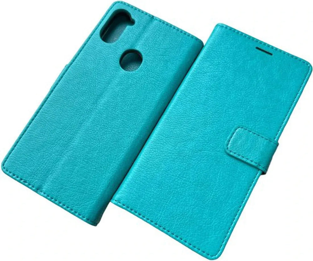 Samsung Galaxy A11 Hoesjes – Portemonnee Hoes – Pasjeshouder – Magneetsluiting – Mint-Ilumina Benelux